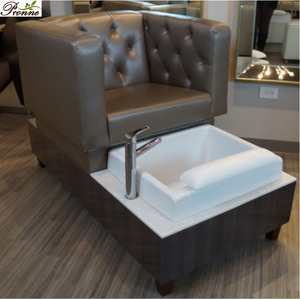 Chaise de pédicure avec base <span class=keywords><strong>en</strong></span> <span class=keywords><strong>bois</strong></span> pivotante pour salon de spa Foshan - Product Image 6