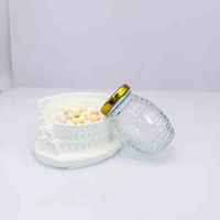 Pabrik Benang Menawarkan Harga Grosir Stoples Madu Kaca Bulat Berkualitas Baik 100ml dengan Tutup Sekrup untuk Selai, Madu, Kecap, Saffron, Crocus
