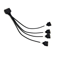 Cable adaptador divisor DB25 macho a DB9 macho de 4 puertos personalizado, convertidor 4 en 1 para Escáner de código de barras, impresora PLC, Audio médico para coche