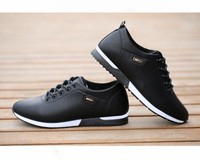 Chaussures de skate décontractées pour hommes, style coréen, imperméables, antidérapantes, respirantes, à lacets, couleur unie, en maille, rehaussantes, amortissantes, collection automne