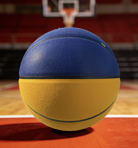 Ballon de basket AOYUN durable en PU personnalisé |   Taille 7 |   Vessie en butyl enroulée en nylon |   Cuir synthétique/composite |   Compétition de formation scolaire - Product Image 1