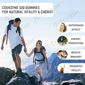 Julong OEM CoQ10 Gummies cair diisi CoQ10 Gummy suplemen Jantung kesehatan Vegan Ultra penyerap tinggi koenzim Q10 Gummy - Product Image 6