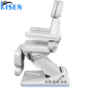 Table de massage électrique KISEN au design tendance avec moteur, lit pour extensions de cils blanc avec surmatelas pour salon de beauté et spa - Product Image 6