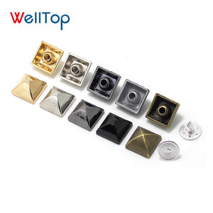 22.316 welltop ตะปูตอกหมุดตกแต่งโซฟาตะปูเบาะโลหะทองเหลืองโบราณทรงสี่เหลี่ยมอุปกรณ์ตกแต่งเฟอร์นิเจอร์ - Product Image 1