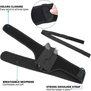 Aangepaste Schouderholster Onderarm Tactisch Neopreen Verborgen Borst Schouder Pistool Mannen Schouder <span class=keywords><strong>Holster</strong></span> Tas - Product Image 3