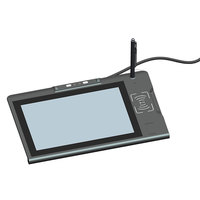 Support de bureau réglable en hauteur Bozztek avec configuration à ressort, tablette de capture de signature électronique USB Type-C pour Android
