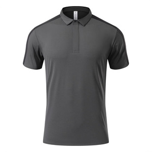 Ice Blue Short Sleeve Polo Shirt With White Stripes For Team Uniforms And Promotional Use - Product Image 3