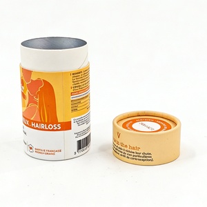 Eco-friendly Custom Printing Cardboard Tube Food Jar <b>Box</b> Biodegradable Kraft Tea Tube Cylinder Food Paper - Product Image 2