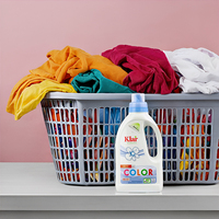 Detergente Líquido para Ropa Vegano, Ecológico y Eficiente KLAR Custom 2, Color 750ml, Sin Fragancia, 12 Lavados, Para Bebés