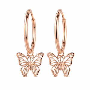 Boucles d'oreilles papillon pour femmes, design simple et mignon, accessoires d'oreille pour usage quotidien - Product Image 1