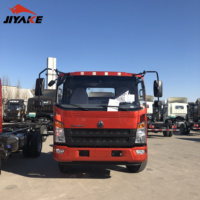 Camion de fret d'occasion 4x2 4x4 HOWO 100 CV, capacité de charge 3, 5, 8, 10 tonnes, camionnette légère à ridelles latérales, mini-camion, camionnette légère
