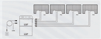 Integrierter 2kW Wechselrichter Multi-On Solarsystem Lithium-Ionen-Batterie IP66 Wandmontierter Haushaltsenergiespeicher CAN Hybrid-Netz