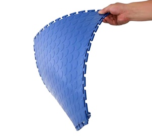 Tapis de sol industriel en PVC Carreaux de garage à emboîtement - Product Image 1