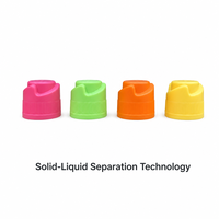 Bouchon de distribution de 30 mm de qualité alimentaire pour la séparation solide-liquide, fermeture de dosage pour mélange frais pour bouteille de boisson instantanée au thé matcha