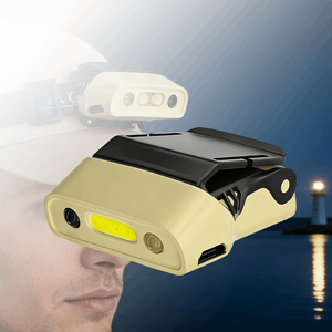 Oplaadbare LED-vislamp met bewegingssensor, USB-opladen, IP33-geclassificeerd, COB-technologie voor nachtvissen en buitengebruik - Product Image 1