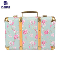 Boîte cadeau pour bébé en carton avec poignée, motif floral personnalisé, pour vêtements de bébé, 2026