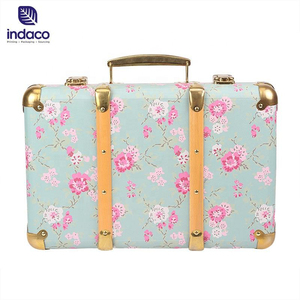 2026 Customized Logo Flower <b>Pattern</b> <b>Paper</b> Cardboard with Handle Baby Clothing Packaging Baby Gift Box Luggage - Product Image 6