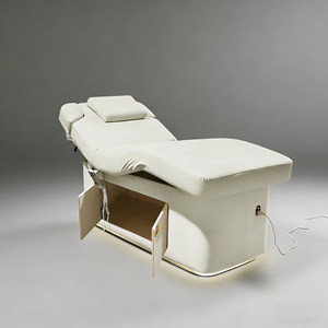 Cama de Belleza Eléctrica con Gabinete de Almacenamiento, Cama Facial con Calefacción, 2 Motores, Mesa de Masaje Ajustable para Salón, Spa, Clínica Estética - Product Image 4