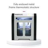 Structure en tôle monobloc entièrement fermée professionnelle imprimante 3D FDM industrielle de qualité automatique supportant le matériau PLA