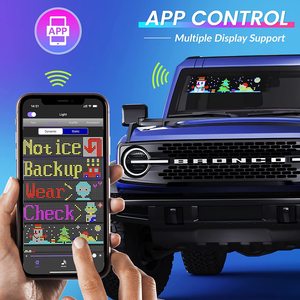 Smooth Sleek Bendable Waterproof LED RGB <strong>Matrix</strong> Panel Ready for Car Logo Text Display Flexible LED Car Outdoor Digital <strong>Poster</strong> - Product Image 2