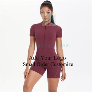 6660 Women New Solid Colour High <strong>Intensity</strong> Nude Feeling Tight Exercise Beauty Back One-Piece Yoga Clothes Tight - Product Image 5