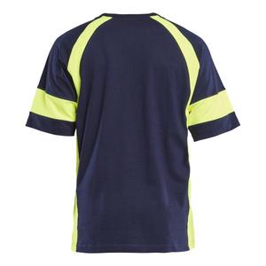 BLAKLADER - 352310308833XS Camiseta con Hi-Vis Azul marino/Amarillo Hi-vis-EAN 7330509916742 ROPA DE TRABAJO DE LA HI-VIS - Product Image 2
