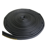Tuyau d'incendie noir NBR à double revêtement 21 bars 19 mm (3/4 po) 30 m, durable, flexible, haute pression pour équipement de lutte contre l'incendie