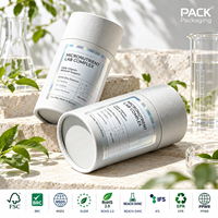 Emballage personnalisé en tube de papier pour vitamines et compléments alimentaires, boîtes cylindriques en carton avec logo OEM imprimé, vente en gros