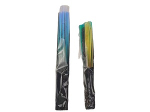 พัดมือพับได้ PVC กันน้ำ สีสันสดใส สำหรับงานปาร์ตี้และของขวัญวันเกิด ขายส่ง - Product Image 3