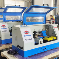 Sumore Ck0618 Hobby Cnc Draaibank Hoge Precisie Mach 3 Mini Cnc Draaibank Machine Sp2102