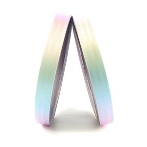 Custom Printed Imitation Nylon Heat Transfer Seatbelt Pastel Print Spandex Polyester <b>Webbing</b> Strap with Logo - Product Image 5