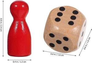 Mercado chino en línea otros juguetes educativos marcadores <span class=keywords><strong>de</strong></span> <span class=keywords><strong>mesa</strong></span> damas <span class=keywords><strong>de</strong></span> madera <span class=keywords><strong>Ludo</strong></span> Chessman juegos <span class=keywords><strong>de</strong></span> <span class=keywords><strong>mesa</strong></span> peones piezas <span class=keywords><strong>de</strong></span> ajedrez - Product Image 2