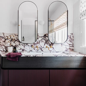 Table à manger populaire en marbre Calacatta Viola, dalle murale en marbre pour restaurant, carrelage en marbre de bonne qualité - Product Image 2