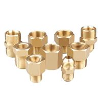 Accessoires de tube en laiton de filetage de plomberie en cuivre complet personnalisé tuyau d'eau capuchon de carlin écrou de joint d'extrémité tête aveugle raccord de mamelon de tuyau