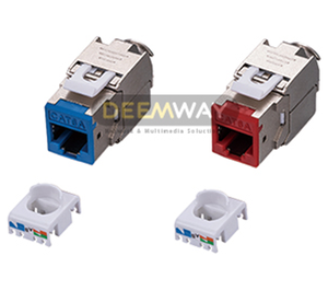 แจ็คป้องกันการกัดกร่อนป้องกันการกัดกร่อนโมดูลอุปกรณ์เสริมสำหรับโทรคมนาคม RJ45 10gbaset แบบไม่มีเครื่องมือ FTP - Product Image 4