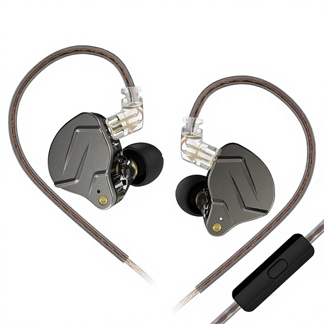 2027 New KZ ZSN Pro In-Ear Monitor Hybrid Dual Driver HiFi Wired Earbuds 3.5mm ENC Noise Cancelling IPX4 Waterproof LHDC