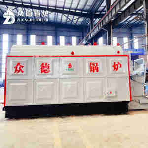 <span class=keywords><strong>Chaudière</strong></span> à vapeur industrielle horizontale à grille à chaînes pour biomasse Dzl, 4-25 tonnes, haute efficacité, grande capacité - Product Image 2