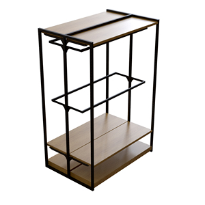 Estanterías de supermercado de doble cara de alta resistencia al por mayor de China, góndola reforzada con tapa final para tiendas minoristas - Product Image 1