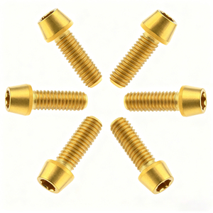 Bu lông đầu côn mạ titan TOBO cao cấp cấp 5, độ ổn định cao, chống ăn mòn, gia công CNC - Product Image 2