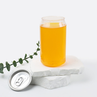 Vente en gros de bouteilles de boisson personnalisées à anneau de traction 250ml 330ml 400ml 500ml bouteilles de thé au lait transparentes vides en plastique PET pour jus