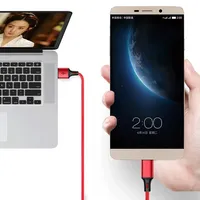 Cable de Datos USB Tipo-C Trenzado de 25CM, 1m, 2m, 3m para Carga Rápida de Teléfonos Móviles, Compatible con S8/S9/Plus, OnePlus 5T 6, Mi 8