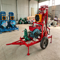 Machine de forage de puits d'eau Diamond 150m avec haute précision pour les puits d'eau en roche dure