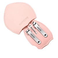 WELLFLYER-Ensemble de manucure et pédicure professionnel portable en acier inoxydable, outil de ciseaux d'art des ongles, kit de soins personnels pour pédicure, MS-1134