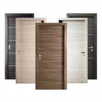 Portes intérieures en bois personnalisées, portes intérieures en mélamine, portes intérieures en MDF pour la conception de maisons
