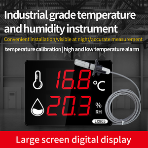 혹독한 환경을 위한 고온 프로브가 장착된 전문가용 LX905-C 디지털 온도계 습도계 산업용 습도 측정기 - Product Image 5
