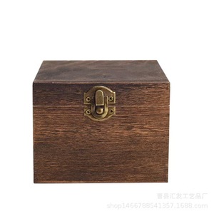 Huifa Wooden Jewelry Box 8cm Height 1-3L Capacity Desktop Storage Organizer For Home Use - Product Image 4
