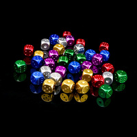 Dés hexagonaux multicolores en alliage d'aluminium de 16 mm, jeu de bar portable, soirées KTV, cadeaux créatifs pour le vin, fournitures de divertissement et de loisirs