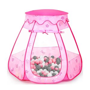 Princess Girls Playhouse Pop <b>up</b> Play With Star <b>Light</b> Tent for Kids <b>Ball</b> Pit Toys - Product Image 1