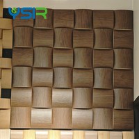 Panneaux muraux acoustiques décoratifs et durables en mosaïque, panneaux acoustiques insonorisants en fibre de polyester