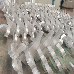 Supports décoratifs en aluminium ignifuges rectangulaires pour arche, style architectural chinois, pour le temple de Shaoxin - Product Image 5